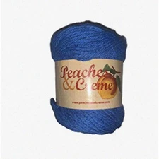 Royal Blue Peaches Crme P&C Yarn - Luxurious 95 Yards of Soft and Vibrant Knitti