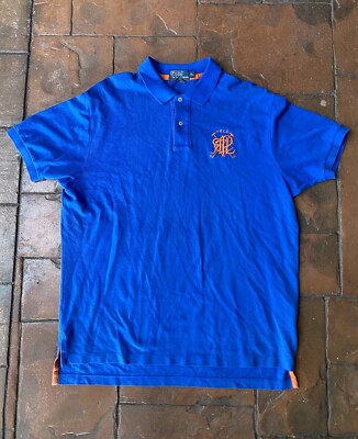 Vintage 90s Polo Ralph Lauren Scribble Logo Polo Shirt Mens XL
