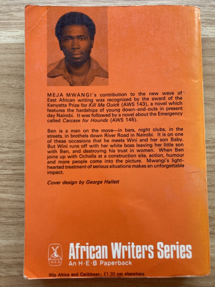 Going Down River Road by Meja Mwangi AWS 176 First Edition 1976 eBay