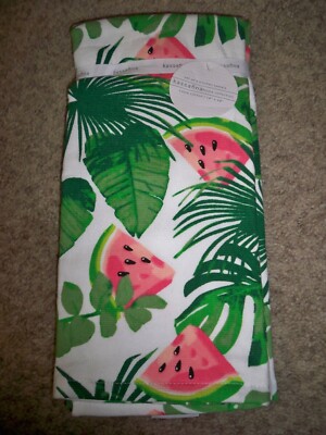 WATERMELON KITCHEN DISH TOWELS SET OF 2 NEW