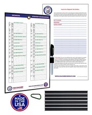 Premium Coacher Magnetic Swimming Coaching Coach Board - Made in the USA