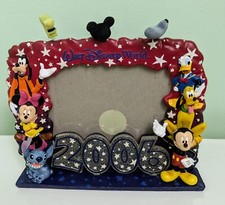  DISNEY 2006 3D Picture Frame: Mickey-Minnie-Donald-Daisy-Pluto-Goofy, 6X4"