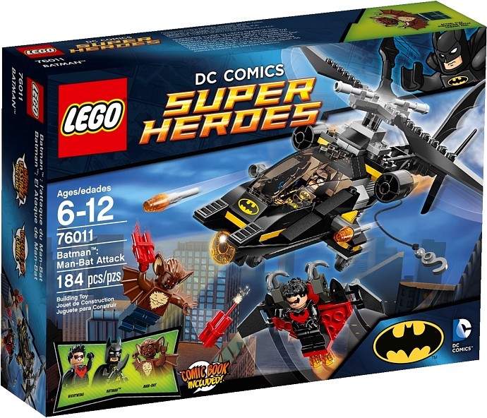 コウ Lego 76011 DC Super Heroes BATMAN MAN-BAT ATTACK Man Bat Nightwing