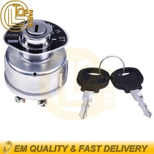 Ignition Switch w/Keys for Jinma 184 254 284 304 354 Farm Pro 2010 2420 2425