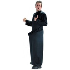 Keep Up the Faith Priest Costume Adult Halloween Fancy Dress