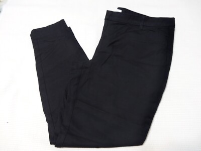womens PLUS size 20 black PANTS AMAZON ESSENTIALS COTTON POLY STRETCH 
