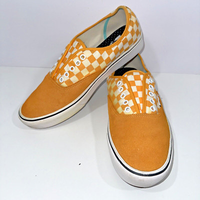 Vans Comfycush Authentic Zinnia True White Mens 11.5 Checkerboard Sneakers