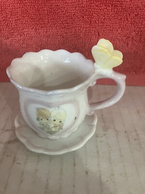 1994 Precious Moments Mini Teacup Figurine - To My Forever Friend DWK185