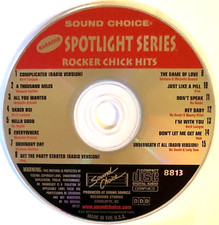 SOUND CHOICE SPOTLIGHT - ROCKER CHICK HITS - SC8813 - AVRIL LAVIGNE, PINK MORE