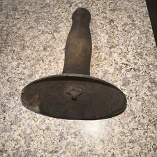 antique hog scraper pig farm OLD  butchering TOOL 6.5” TALL ORIGINAL vintage 4"