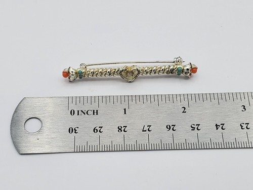 Vintage Herz Stecknadel Brosche Emaille Modeschmuck Geschenk - Bild 11 von 13