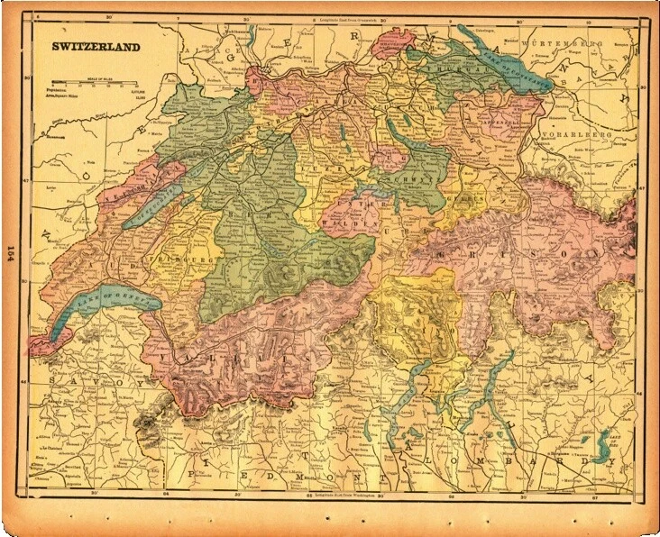 Vintage Original 1800-1899 Date Range Antique Europe Atlas Maps