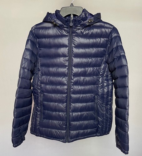 royal blue bubble coat womens
