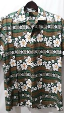 Vintage Island Motion Hawaiian Shirt SZ XL Button Down Hawaiian Floral 1990's   