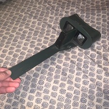 STEREO SCOPE Antique Wood stereo Viewer For Glass Slides Green Wood Metal