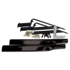 Stainless Steel Mounting Kit for Poly Half Tandem Fenders Black