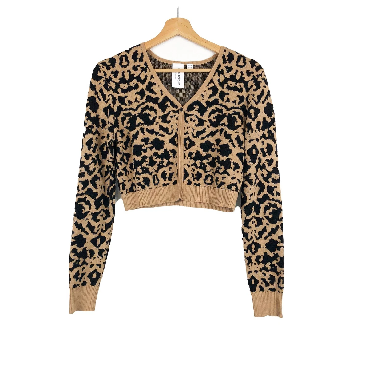 Asos leopard deals cardigan