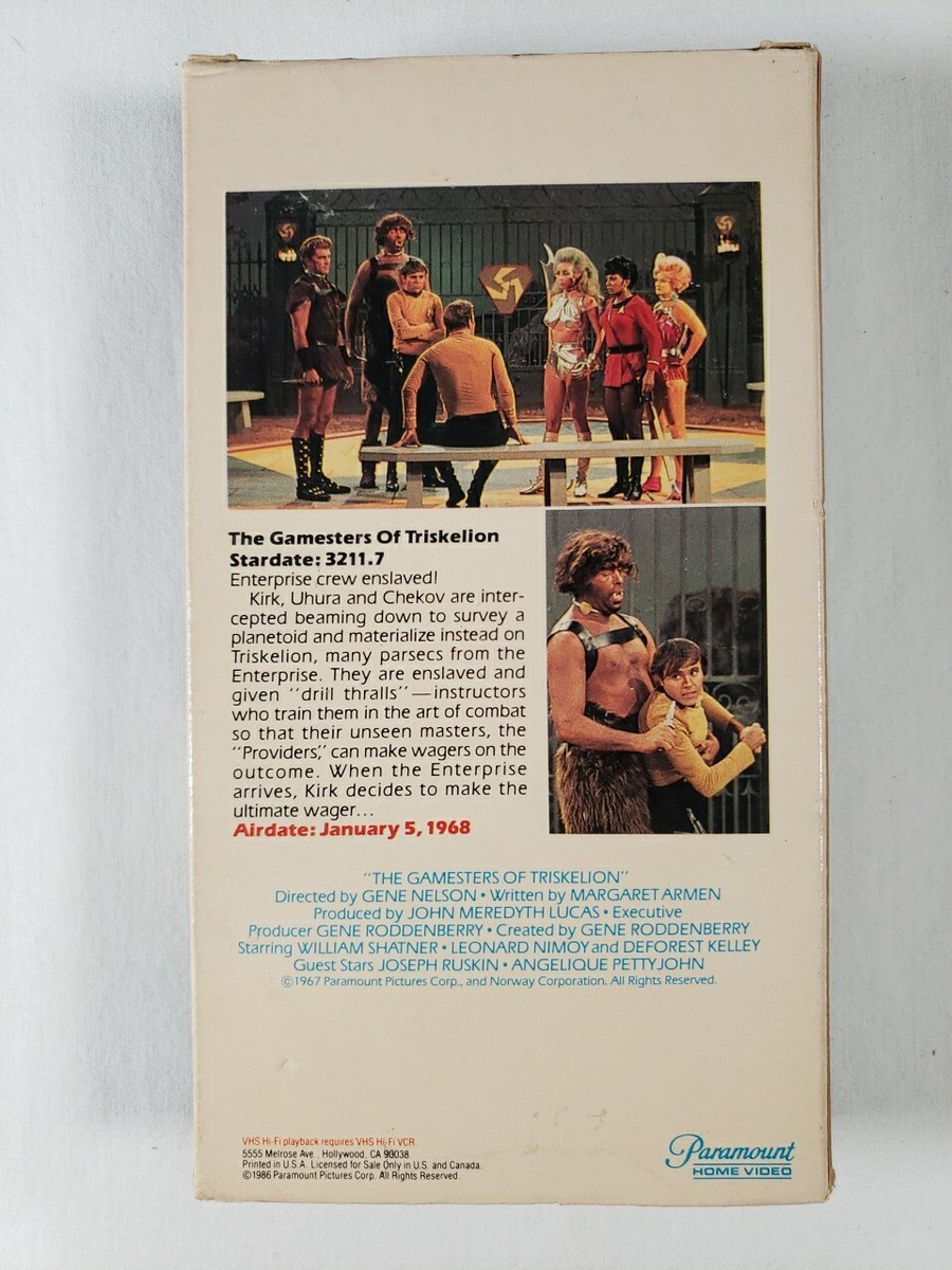 Star Trek The Original Series Episode 46 The Gamesters Of