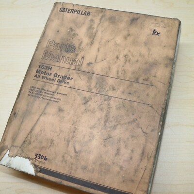 CAT Caterpillar 163H Motor Grader Parts Manual Book catalog spare 5AK series 