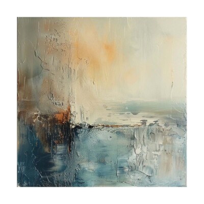 original Abstract Oil Painting on Canvas Modern Wall Decor Hand