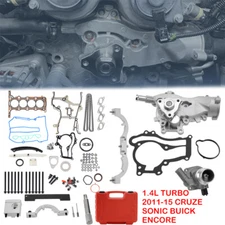 For 1.4T 2011-15 Cruze Sonic Trax Encore Head Gasket Timing Chain Water Pump Kit