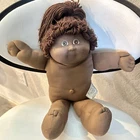 Vintage 1978 Cabbage Patch Doll African American Girl with Red Signature #3 Head