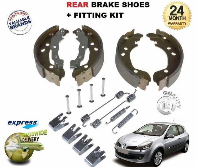 FOR RENAULT CLIO MK3 1.2 1.4 1.5 1.6 20052013 REAR BRAKE SHOES