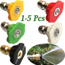 1-5Pcs Pressure Washer Spray Tips Nozzles High Power Kit Quick Connect 1/4" Set