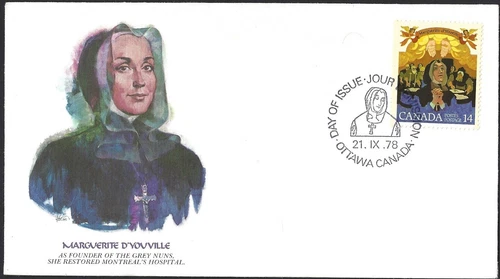 🍁Canada   #768    "MARGUERITE  D YOUVILLE"  Brand New  1978  Fleetwood Cover