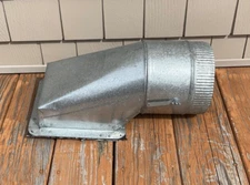 HVAC Duct 7” round stick on top  take off with damper