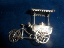 White Metal, Food Venders Cycle Cart - Cargo Bike / Trade Bike