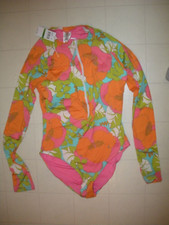 Traje de baño TRINA TURK multicolor Playa De Flor floral 1 pieza paleta talla grande nuevo con etiquetas