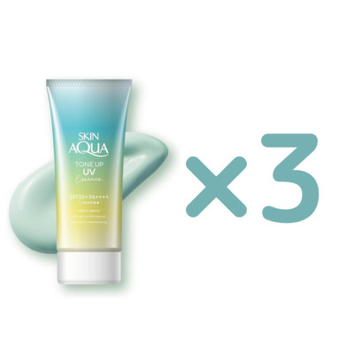 ROHTO SKIN AQUA Tone Up UV Essence Sunscreen SPF50+PA++++ 80g Lavender etc.