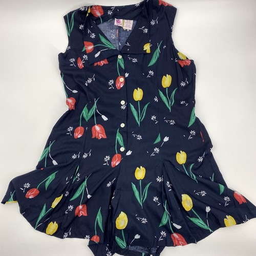 Jumper Dress Tulips Flowers 