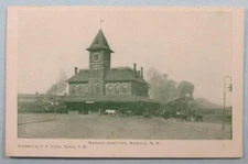 Nashua Junction, Train Station, NH New Hampshire Early UDB Postcard (#6779)