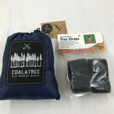 NEW COALATREE Hammock Packable, Lightweight, Strap Included, Triple Stitched