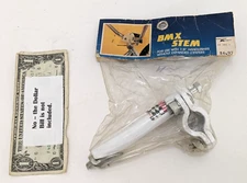 Wald - White BMX STEM USA Vintage 1990s - SEALED - Fits  7/8" HANDLEBARS