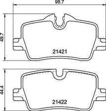 Brembo P 06 113 brake pad set, disc brake for BMW, BMW (Brilliance)