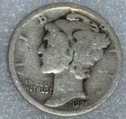 1926 D Mercury Silver Dime VG Free Shipping With Five Items A2