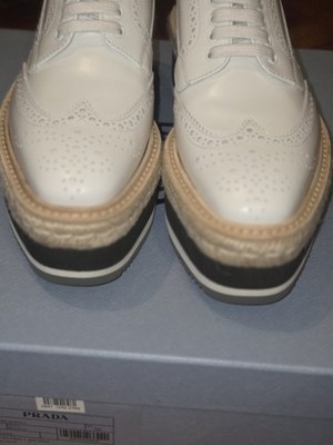 Prada Re-Edition 2011 Platform Spazzolato Wingtip Oxford Women