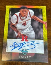 2024-25 Bowman's Best U Ace Bailey ISO Signatures Yellow Refractor Auto #18/75