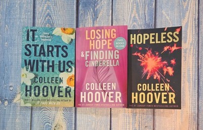 3 x Colleen Hoover Paperback Books - Job Lot (It Ends With Us)