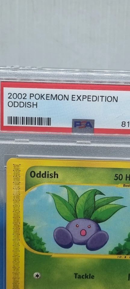 2002 Pokemon Expedition Oddish 122/165 PSA 9 Mint Vintage Wizard Of The Coast  - Image 3 of 4