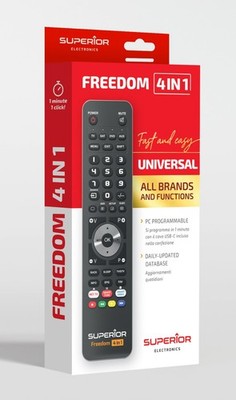 Superior Freedom 4 in 1 - PC Programmierbare Universal Fernbedienung