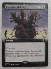 Bloodline Bidding (Extended Art) Rare MTG Lorwyn Eclipsed