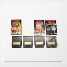 Dragon Warrior 1 2 3 4 Nintendo NES I ll III IV  Complete Lot Bundle