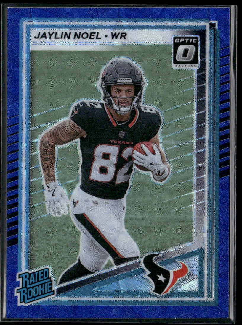 2025 Donruss - Jaylin Noel Optic Rated Rookies Preview Blue Scope #324Texans