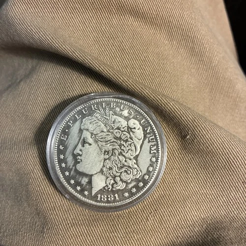 1881 Silver Morgan Dollar Circulated Coin