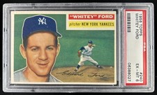 1956 Topps Whitey Ford #240 Yankees PSA 6