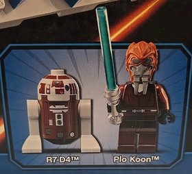 LEGO Star Wars: Plo Koon's Jedi Starfighter# 8093 Brand New Sealed Box R7-D4